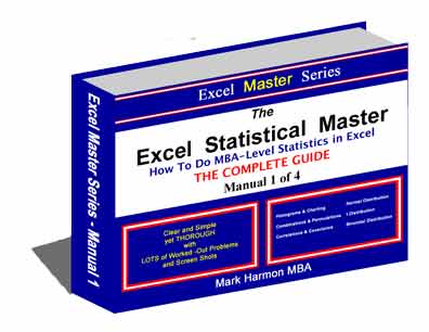 Manual 1 - Excel Instructions for creating and solving charts, histograms, correlation, covariance, normal distribution problems, t distriubtion problems, binomial distribution problems