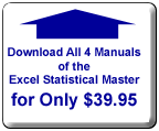 All 4 Manuals of The Excel Statisical Master - Download Now !